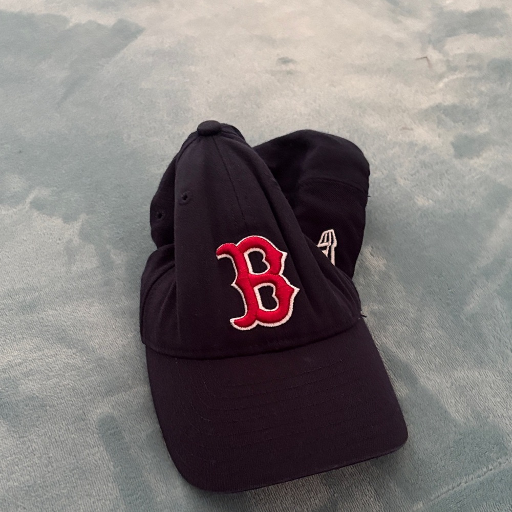 Black Cap with Red B Logo